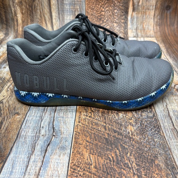 NOBULL Superfabric Training Shoes Gray Sneakers Athletic Mens 9.5 Women 11